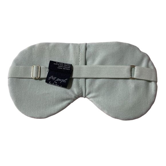 Free People Understated Cooling Leather Face Mask Adjustable Stars Green - Picture 2 of 6